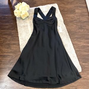 Calvin Klein Black Satin Dress
